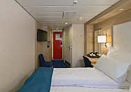 Gemütliche Außenkabine, Gemütliche Außenkabine auf der MS Richard With oder MS Nordlys.