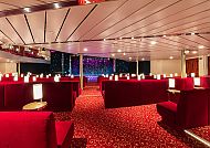 Elegante Atlantik Show Lounge auf der MS Amadea.