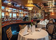 , Elegantes Restaurant im Hotel 'Thurgau Saxonia'., Elegantes Restaurant im Hotel Thurgau Saxonia mit stilvollem Ambiente.
