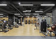 Titanic Gendarmenmarkt, Gym, Modernes Fitnessstudio im Hotel Titanic Gendarmenmarkt Berlin.