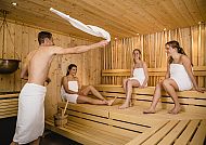 Hotel Ochsen, HeimatSpa, Entspannung in der Sauna des HeimatSpas im Hotel Ochsen Kißlegg.