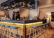 Hotel Zur alten Post, Bar, Gemütliche Bar im Hotel Zur Alten Post mit stilvollem Ambiente.