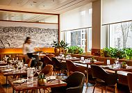 Einstein, St. Gallen, Bistro, Gemütliches Bistro im Hotel 'Bahnrundreise Schweiz', St. Gallen.