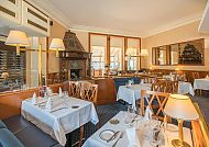 Hotel Mirabeau, Lausanne, Restaurant, Gemütliches Restaurant im Hotel Mirabeau, Lausanne.