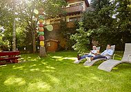 Parkhotel zum Stern, Garten, Entspannung im Garten des Parkhotel Zum Stern.