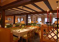 Parkhotel zum Stern, Restaurant, Gemütliches Ambiente im Restaurant des Parkhotel Zum Stern.