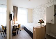 Hotel Kreuz Bern, Zimmerbeispiel Einzelzimmer