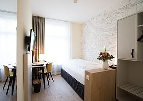 Hotel Kreuz Bern, Zimmerbeispiel Einzelzimmer