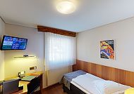 Hotel Ambassador, Brig, Zimmerbeispiel Einzelzimmer