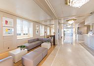 Einstein, St. Gallen, Lobby, Helle, elegante Lobby im Hotel Einstein St. Gallen.
