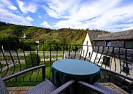 Aussicht vom Balkon